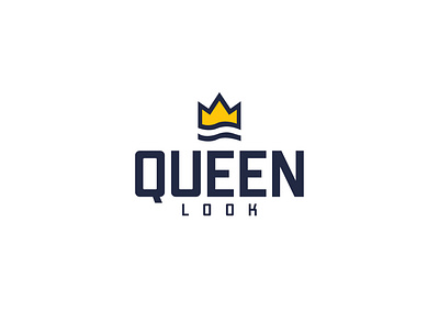queen look lgoo design branding branding agency branding design graphic design icon icon logo logo logo design logo design branding logotype queen typography