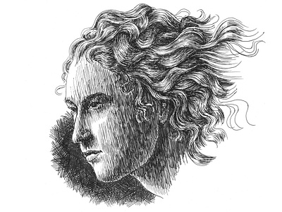 Portrait Sketch art artist artwork crosshatching drawing hair hand drawn illustration ink portrait