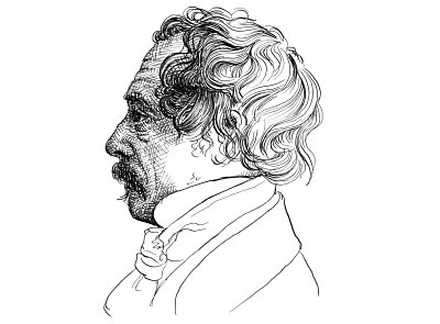 Charles Dickens art artist artwork dickens drawing hand drawn illustration ink portrait sketch