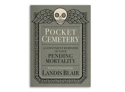 The Pocket Cemetery art artist artwork book cover book design cover art drawing hand drawn horror illustration ink morbid scary skull