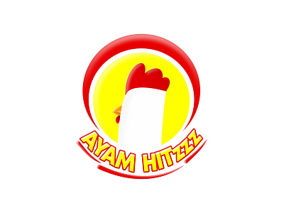 Ayam Hitzzz branding chick chicken logo design fast food food food and drink logo vector