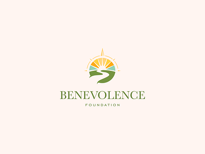 Benevolence Foundation brand brand identity branding community design flat foundation icon logo logo design minimal minimalist modern typography