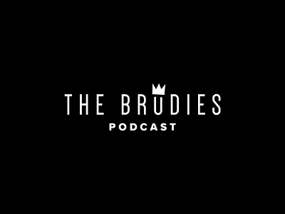 The Brodies Podcast brand brand identity branding design flat icon logo logo design minimal modern monochromatic podcast type