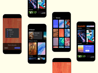 Wallpapers app design google wallpaper minimal texture ui ux wallpaper