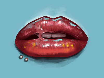 LIPS study lips red sexy