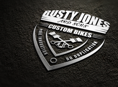 rusty jones and sons logo 3d logo adobe illustrator art branding design flat illustration illustrator logo ui ux