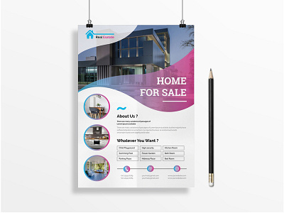 Real Estate Flyer advisor business company consultant financial flyer leaflet poster research services solutions strategy