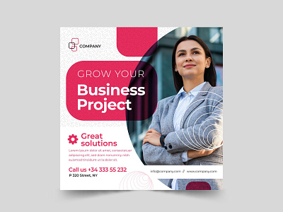 Business Woman Flyer a4 advertisement advertising agency business business flyer clean company consultant corporate corporate flyer creative