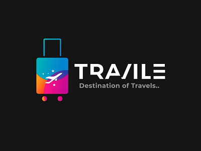 Travel Logo abstract abstract r bright computer consulting cool logo corporate creative wave digital internet letter logo