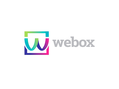 Webox Logo abstract abstract r bright computer consulting cool logo corporate creative wave digital internet letter logo