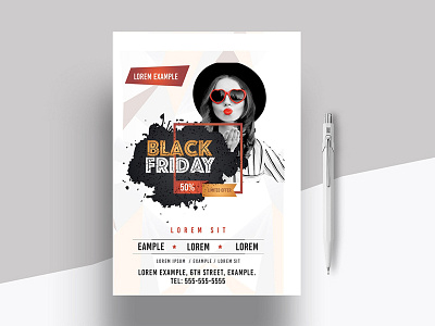 Black Friday Party Flyer Template