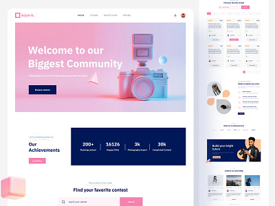 Browse thousands of Contest Landing Page images for design inspiration ...