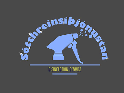 The logo is for disinfection service company.