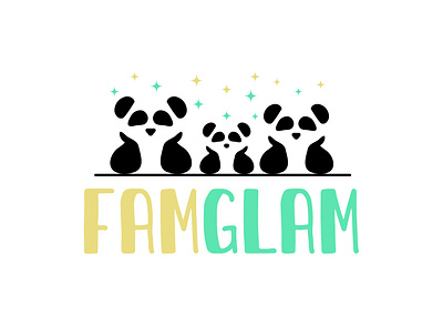 The Logo for a clothing line family for family fun graphicdesign happy istanbul life logo love panda panda logo pandaearth turkey