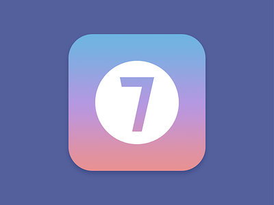 Icon for an upcoming app app clean flat icon ios iphone seven