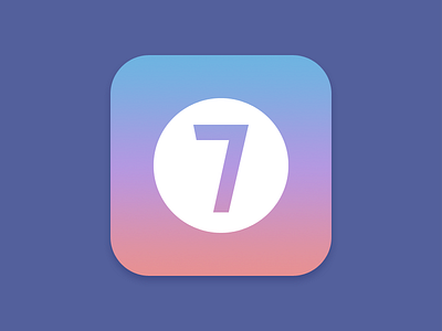 Icon for an upcoming app app clean flat icon ios iphone seven