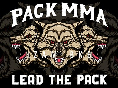 PACK MMA Logo and Illustration Design