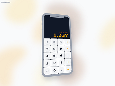 Retro Calculator - Daily UI Challenge #004