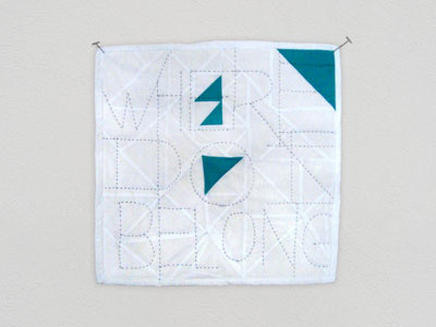 Where Do I Belong Mini Quilt