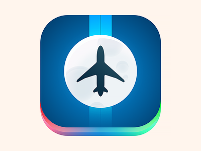 dailyui #005 - App Icon (flight app) 005 airplane app app store dailui dailyui.co flight icon play store travel