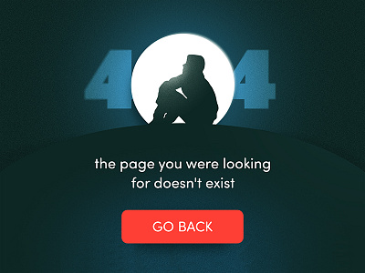 dailyui #008 - 404 page