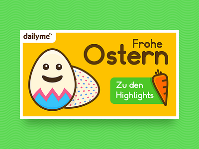 dailyme TV Easter Special carrot easter easter egg egg ostern tv