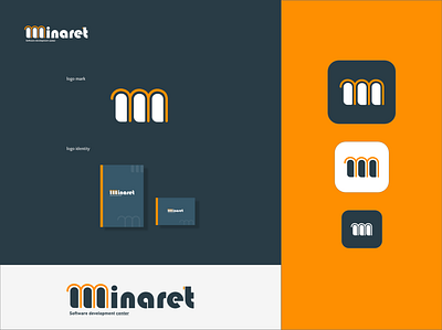 Minaret Logo app branding design illustration logo typography ui ux vector xd