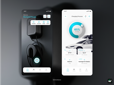 EV Charging branding car charging condition electric ev ev charging ev station futuristic home ui