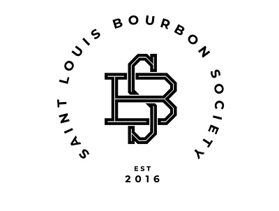 STL Bourbon Society Secondary Emblem Style 3 brand branding community design identity illustration logo