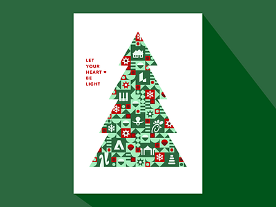 Christmas Card 2021 christmas christmas card christmas tree evergreen greeting card holiday illustration pine tree