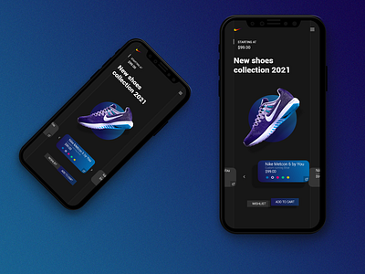 Nike Shoes UX/UI adobe branding design graphic mobile app design mobile design mobile ui nike nike air max nike running nike shoes photoshop responsive responsive design rework shopping ui ux vector web design