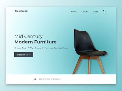 Minimal furniture website furniture graphics minimal uidesign website