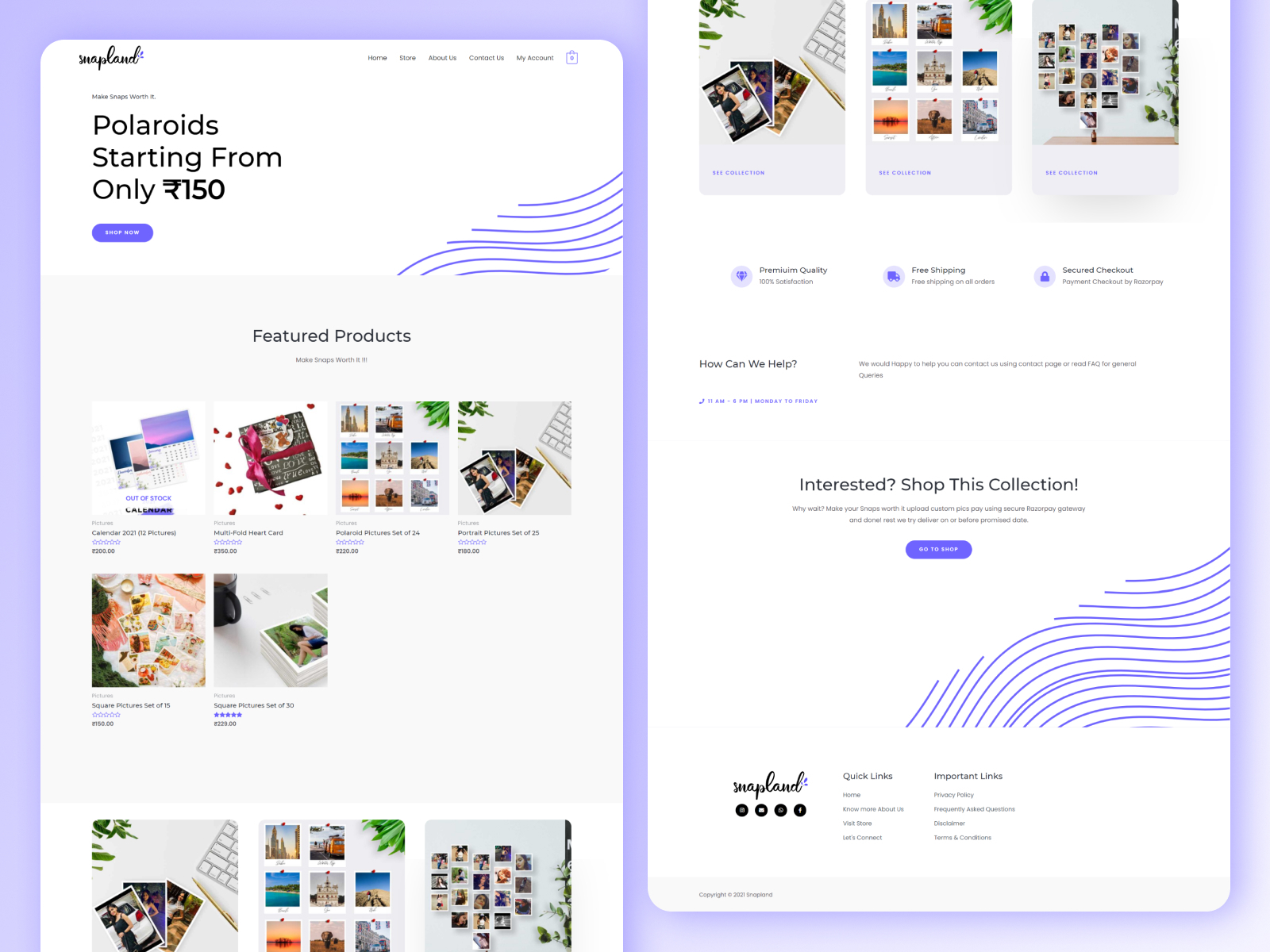 Print On Demand site UI by Tanay Arya on Dribbble