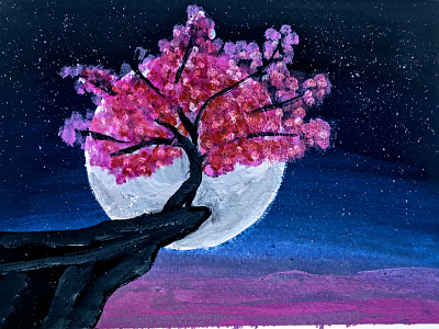 Cherry Blossom nature nature art nature illustration paintings