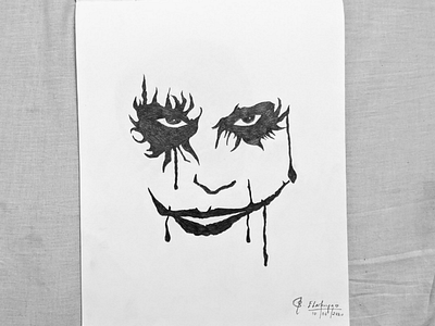 Joker art joker pencil sketch