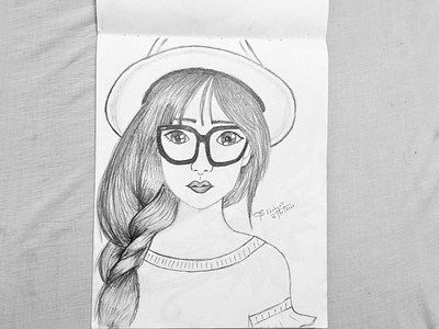 Innocent Girl art drawing girl pencil sketch