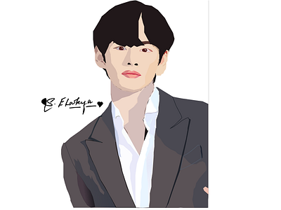 kim Taehyung - Figma Illustration bts figma illustration sketch taehyung v