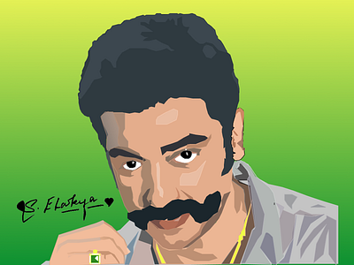 Kamal Hasan - Figma Illustration