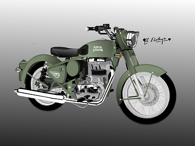 Royal Enfield - Figma Illustration