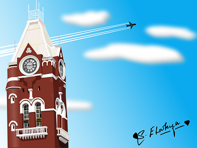 Chennai central- Figma Illustration