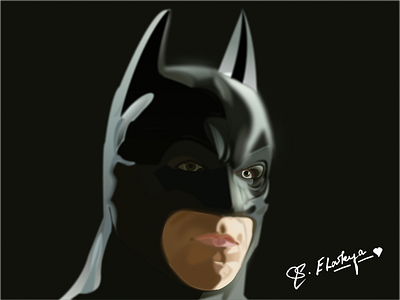 Batman - Figma Illustration batman dccomics figma hollywood illustration movie art movies sketch superhero