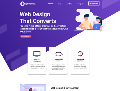 Web Template Recreation - IV design figma web webdesign website