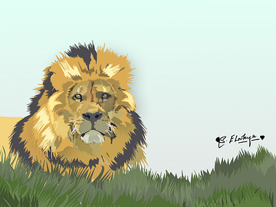 Lion The King - Figma Illustration art design figma illustration