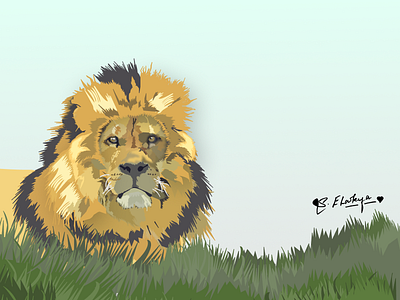 Lion The King - Figma Illustration