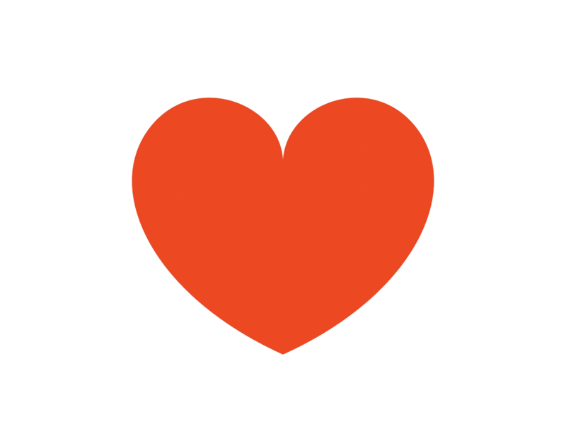Heart Animated Icon animation branding concept day heart heart beat icon illustration invision invisionstudio ui valentine