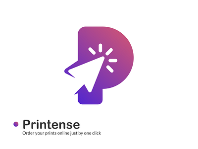 Printense - Logo Design branding concept illustration logo online print printing ui