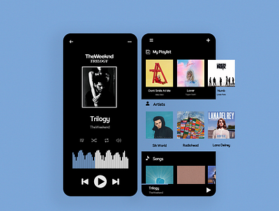 Music Player Concept app design minimal ui ui ux uidesign ux