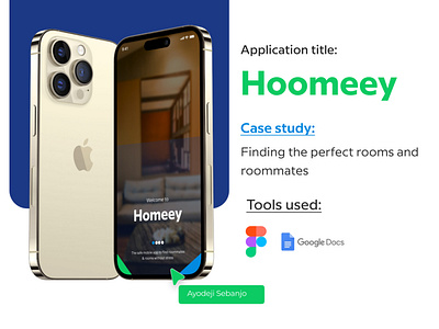 UX/UI Case study for Finding the perfect rooms and roommates.