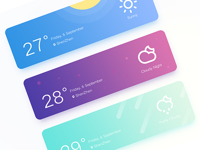 weather design ui