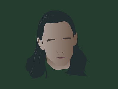 Tom Hiddleston avengers design illustration illustrator loki portrait tom hiddleston vector